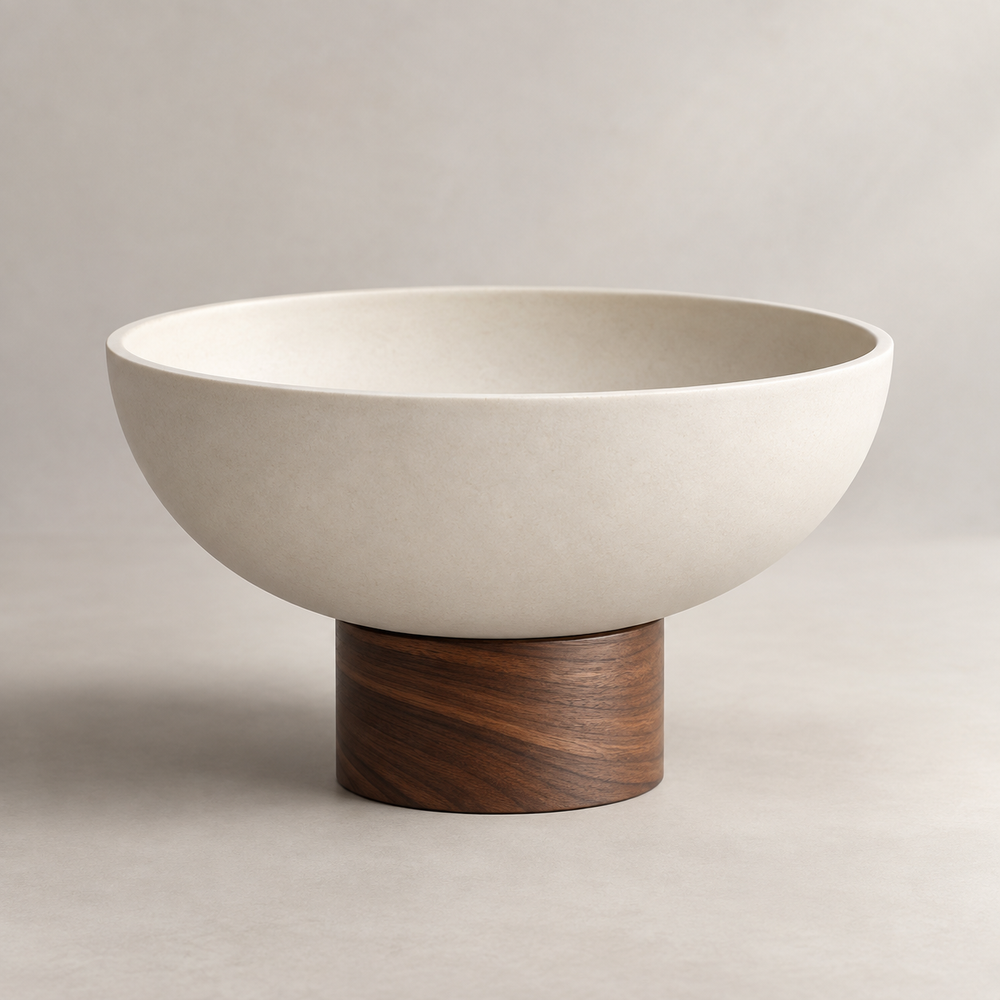 Lumerre Pedestal Bowl complete studio view